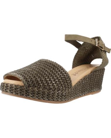 Sandali per Donna PITILLOS ALPARGATAS MUJER MODELO 10560P COLOR VERDE KAKI