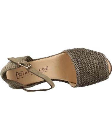 Sandali per Donna PITILLOS ALPARGATAS MUJER MODELO 10560P COLOR VERDE KAKI