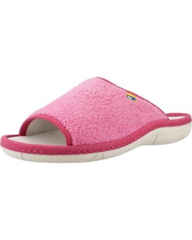 Men's-slippers-at-home-NORDIKAS-ZAPATILLAS-HOGAR-MUJER-MODELO-RIZO-COLOR-ROSA-FUXIA