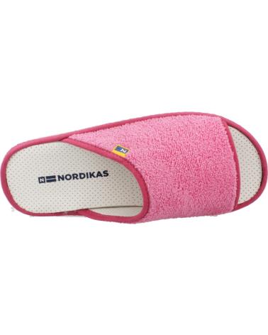 Men's-slippers-at-home-NORDIKAS-ZAPATILLAS-HOGAR-MUJER-MODELO-RIZO-COLOR-ROSA-FUXIA