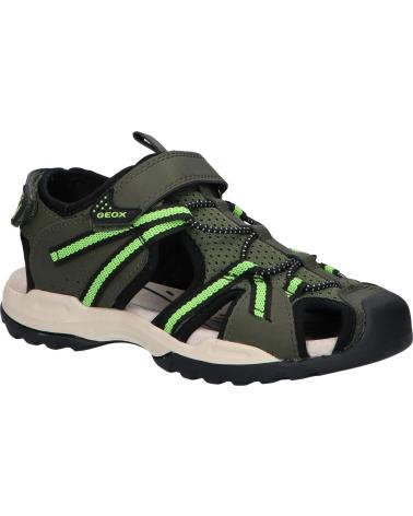 Sandálias de Mulher e Menina e Menino GEOX J450RB 014ME J BOREALIS C3222 MILITARY-GREEN