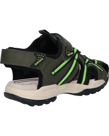 Sandálias de Mulher e Menina e Menino GEOX J450RB 014ME J BOREALIS C3222 MILITARY-GREEN