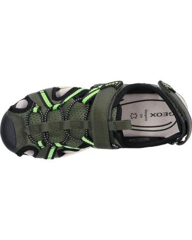 Sandálias de Mulher e Menina e Menino GEOX J450RB 014ME J BOREALIS C3222 MILITARY-GREEN