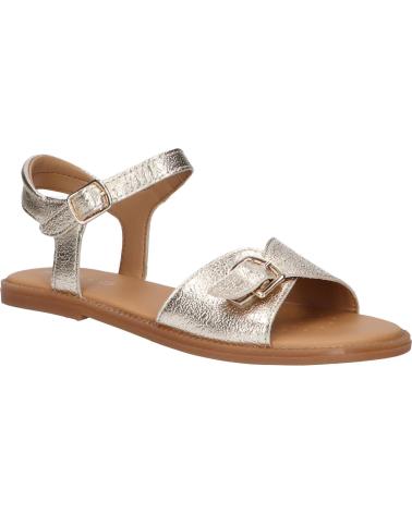 girl Sandals GEOX  J4535D 000BN J SANDAL KARLY C2010 PLATINUM C2010