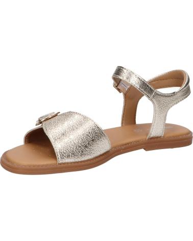 girl Sandals GEOX  J4535D 000BN J SANDAL KARLY C2010 PLATINUM C2010