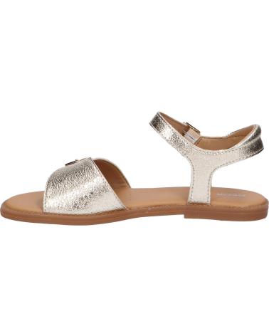 girl Sandals GEOX  J4535D 000BN J SANDAL KARLY C2010 PLATINUM C2010