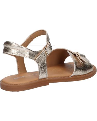 girl Sandals GEOX  J4535D 000BN J SANDAL KARLY C2010 PLATINUM C2010