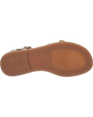 girl Sandals GEOX  J4535D 000BN J SANDAL KARLY C2010 PLATINUM C2010