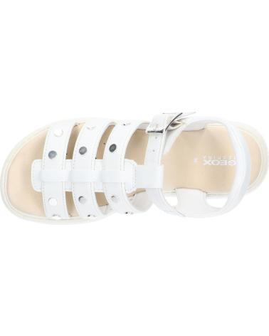 Sandalias de Niña GEOX J45DBG 000BC J SANDAL KODETTE C1000 WHITE C1000