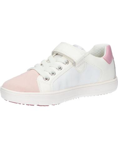 Sportivo per Bambina GEOX J35DWA 08554 J SILENEX C0674 WHITE-ROSE