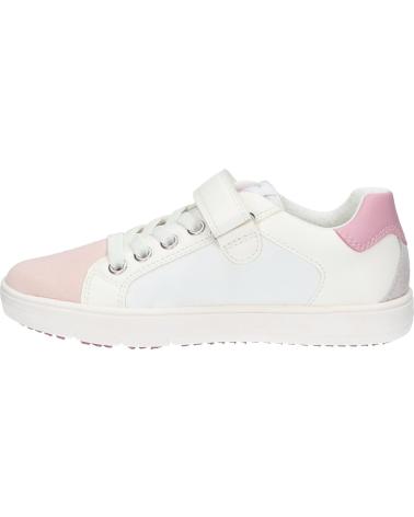 Sportivo per Bambina GEOX J35DWA 08554 J SILENEX C0674 WHITE-ROSE