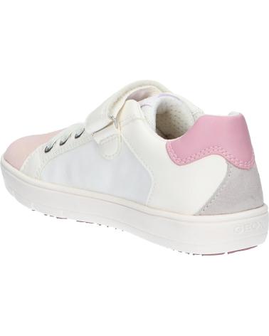 Sportivo per Bambina GEOX J35DWA 08554 J SILENEX C0674 WHITE-ROSE