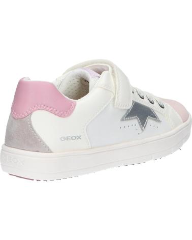 Sportivo per Bambina GEOX J35DWA 08554 J SILENEX C0674 WHITE-ROSE