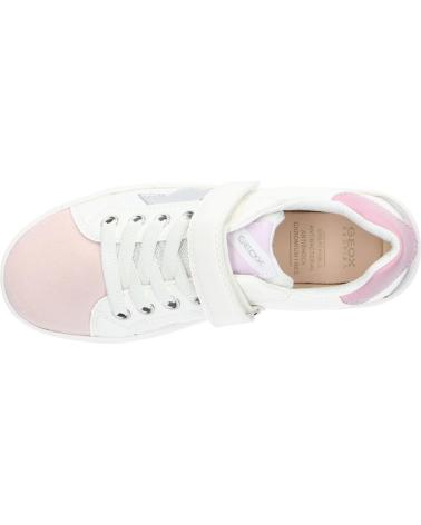 Sportivo per Bambina GEOX J35DWA 08554 J SILENEX C0674 WHITE-ROSE