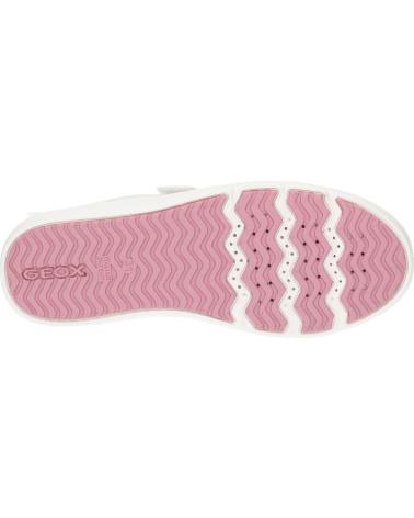 Sportivo per Bambina GEOX J35DWA 08554 J SILENEX C0674 WHITE-ROSE