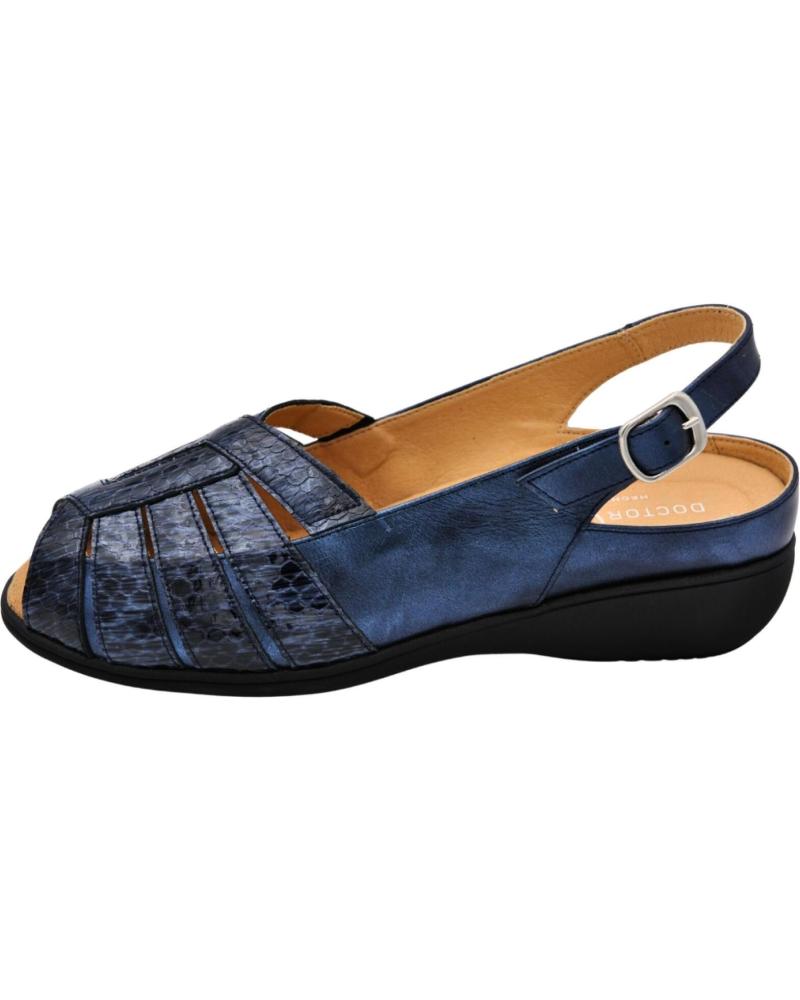Sandálias de Mulher D`CUTILLAS DOCTOR CUTILLAS - SANDALIAS PARA MUJER PLANTILLA EXTRAIBLE MARINO