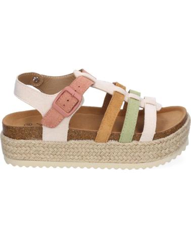 Sandales pour Femme PUNTOSALAO SANDALIAS PLANAS EN YUTE HEBILLA TIRAS EN PALA PARA MUJER CO VARIOS COLORES