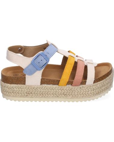 Sandales pour Femme PUNTOSALAO SANDALIAS PLANAS EN YUTE HEBILLA TIRAS EN PALA PARA MUJER MU VARIOS COLORES