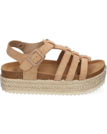 Sandales pour Femme PUNTOSALAO SANDALIAS PLANAS EN YUTE HEBILLA TIRAS EN PALA PARA MUJER CO VARIOS COLORES