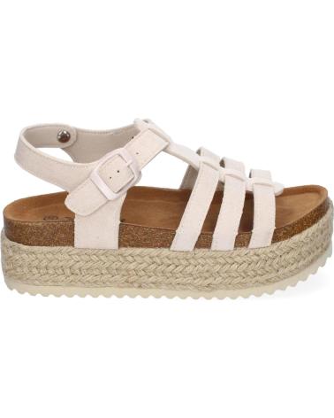 Sandales pour Femme PUNTOSALAO SANDALIAS PLANAS EN YUTE HEBILLA TIRAS EN PALA PARA MUJER CO VARIOS COLORES