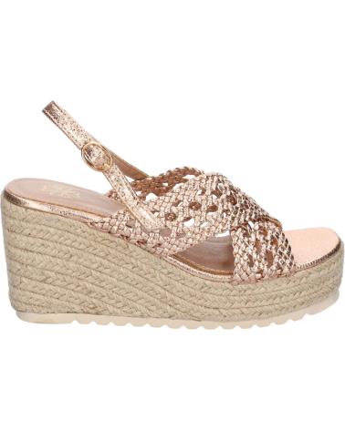 Sandales pour Femme PUNTOSALAO SANDALIAS DE CUNA EN YUTE PALA TRENZADA PARA MUJER COLOR CHA VARIOS COLORES