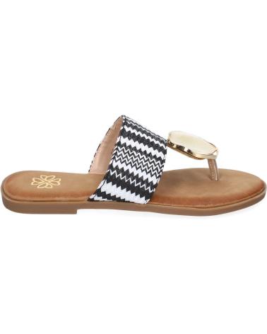 Sandales pour Femme PUNTOSALAO SANDALIAS PLANAS ESTILO ESCLAVA PARA MUJER COLOR NEGRO GG-72 VARIOS COLORES