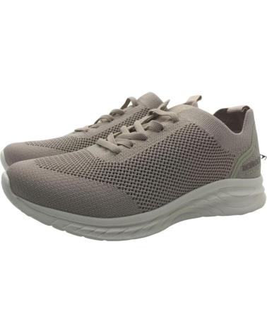Sportif pour Femme NICOBOCO ZAPATILLA CONFORT MUJER LAIKA 42-221 BEIG