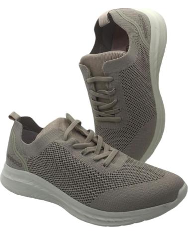 Sportif pour Femme NICOBOCO ZAPATILLA CONFORT MUJER LAIKA 42-221 BEIG