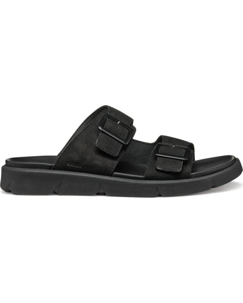 Man Sandals GEOX SANDALIAS DOBLE HEBILLA C9999 BLACK