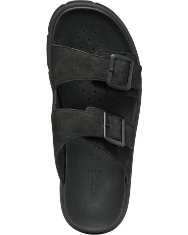 Man Sandals GEOX SANDALIAS DOBLE HEBILLA C9999 BLACK