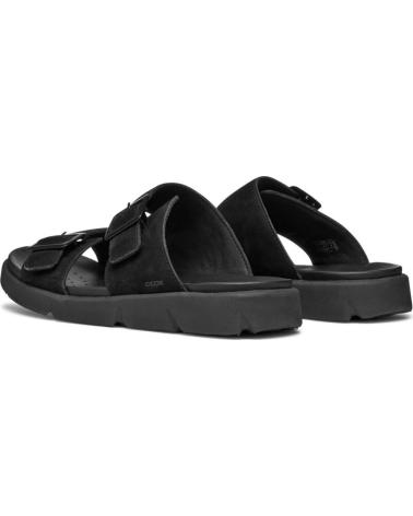 Man Sandals GEOX SANDALIAS DOBLE HEBILLA C9999 BLACK
