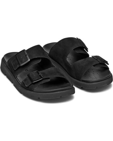 Man Sandals GEOX SANDALIAS DOBLE HEBILLA C9999 BLACK