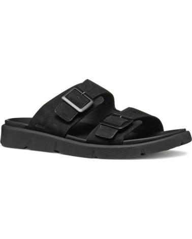 Man Sandals GEOX SANDALIAS DOBLE HEBILLA C9999 BLACK