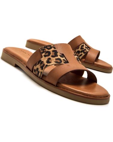 Sandalias de Mujer MTNG CHANCLAS MUJER MUSTANG ALISA 54181 MARRON