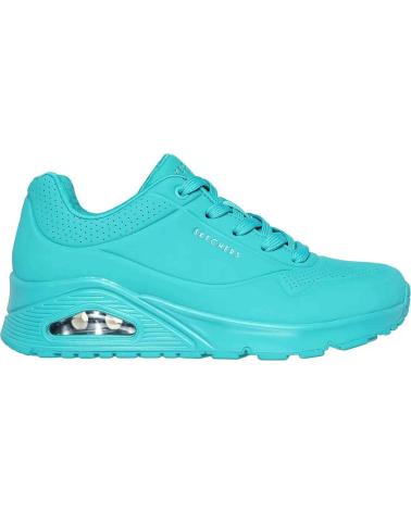 Sportif pour Femme SKECHERS MUJER UNO STAND ON AIR TURQUOISE 73690-TURQ MORADO