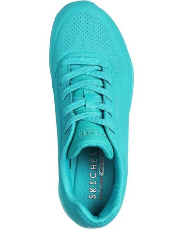 Sportif pour Femme SKECHERS MUJER UNO STAND ON AIR TURQUOISE 73690-TURQ MORADO