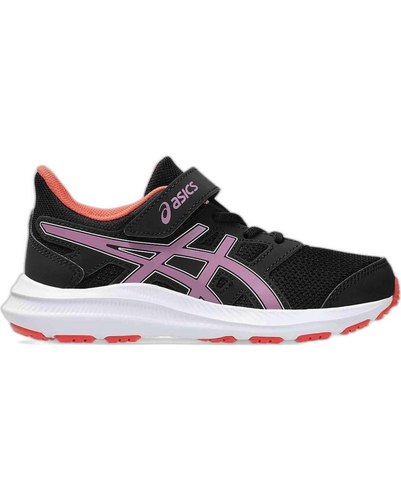 ASICS SCARPE JOLT 4 PS 1014A299-012 NERO ROSA NEGRO