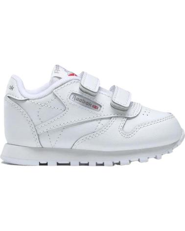 Esportes  de Menina e Menino REEBOK ZAPATILLA CL LTHR 2 V 100010355 BLANCO