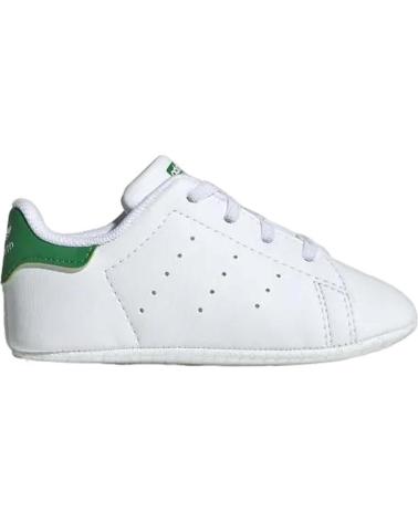 Trainers-De-Niña-ADIDAS-ZAPATILLAS-STAN-SMITH-CRIB-PARA-BEBE-EN-COLOR-BLANCO