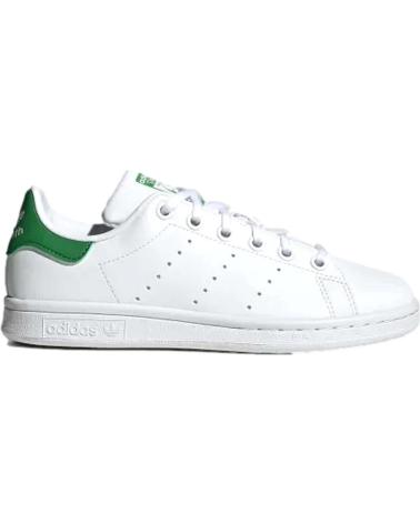Schuhe für Mädchen und Junge ADIDAS ZAPATILLAS STAN SMITH PARA NINOS UNISEX EN COLOR BLANCO BLANCO