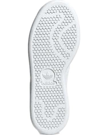 Schuhe für Mädchen und Junge ADIDAS ZAPATILLAS STAN SMITH PARA NINOS UNISEX EN COLOR BLANCO BLANCO