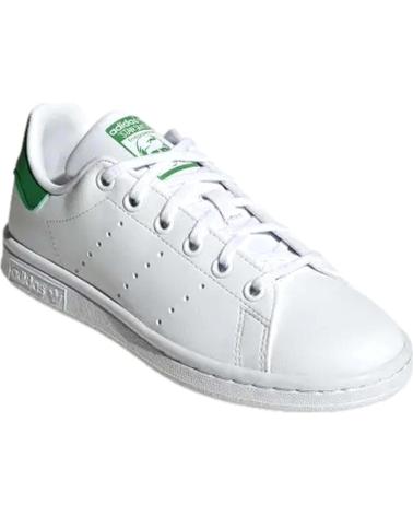 Schuhe für Mädchen und Junge ADIDAS ZAPATILLAS STAN SMITH PARA NINOS UNISEX EN COLOR BLANCO BLANCO