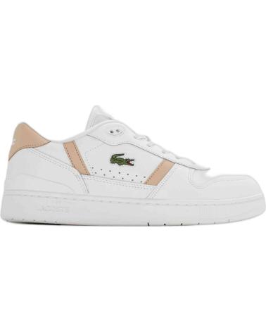 Sportivo per Donna LACOSTE ZAPATILLAS T-CLIP SET 224 5 MUJER BLANCO