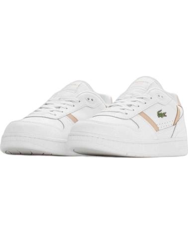 Sportivo per Donna LACOSTE ZAPATILLAS T-CLIP SET 224 5 MUJER BLANCO