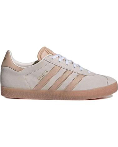 Deportivas de Mujer y Niña y Niño ADIDAS ZAPATILLAS GAZELLE UNISEX EN COLOR BEIGE