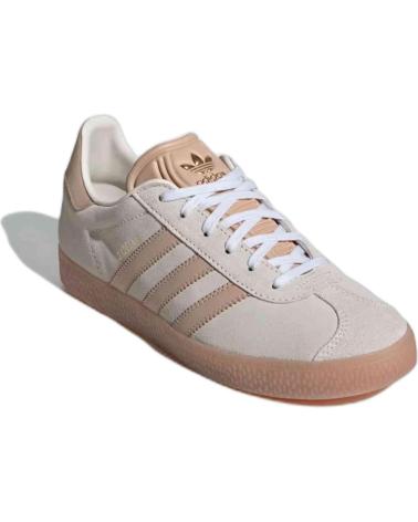 Deportivas de Mujer y Niña y Niño ADIDAS ZAPATILLAS GAZELLE UNISEX EN COLOR BEIGE