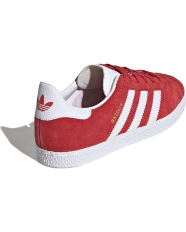Trainers-De-Niña-ADIDAS-ZAPATILLAS-GAZELLE-PARA-NINOS-UNISEX-EN-COLOR-ROJO