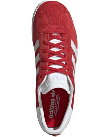 Trainers-De-Niña-ADIDAS-ZAPATILLAS-GAZELLE-PARA-NINOS-UNISEX-EN-COLOR-ROJO