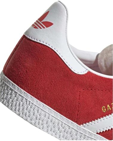 Trainers-De-Niña-ADIDAS-ZAPATILLAS-GAZELLE-PARA-NINOS-UNISEX-EN-COLOR-ROJO