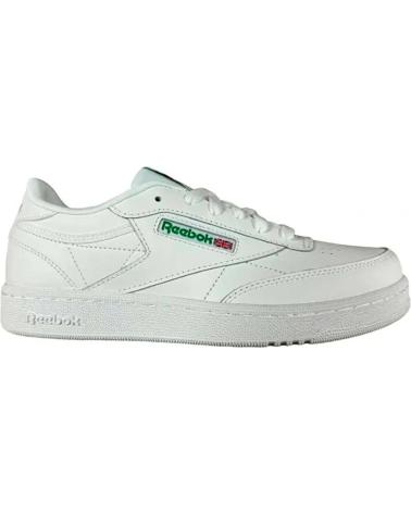 girl and boy shoes REEBOK ZAPATILLAS CLASSIC LEATHER PARA NINOS UNISEX EN COLOR BLANCO BLANCO